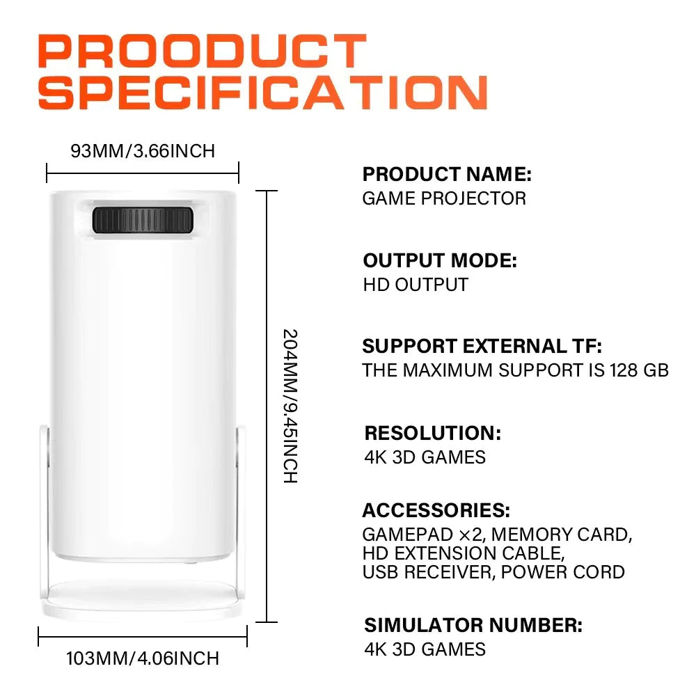 The 1Up Store Ultimate Portable Game Projector