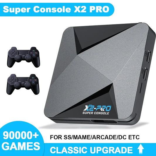 Super Console X2 Pro – 90,000+ Retro Games for Sega Saturn, Neo Geo, Arcade, and Dreamcast